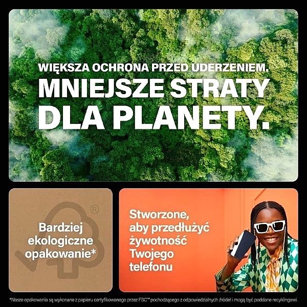 Szkło PanzerGlass Re:fresh Glass na iPhone 15 Plus z pozycjonerem