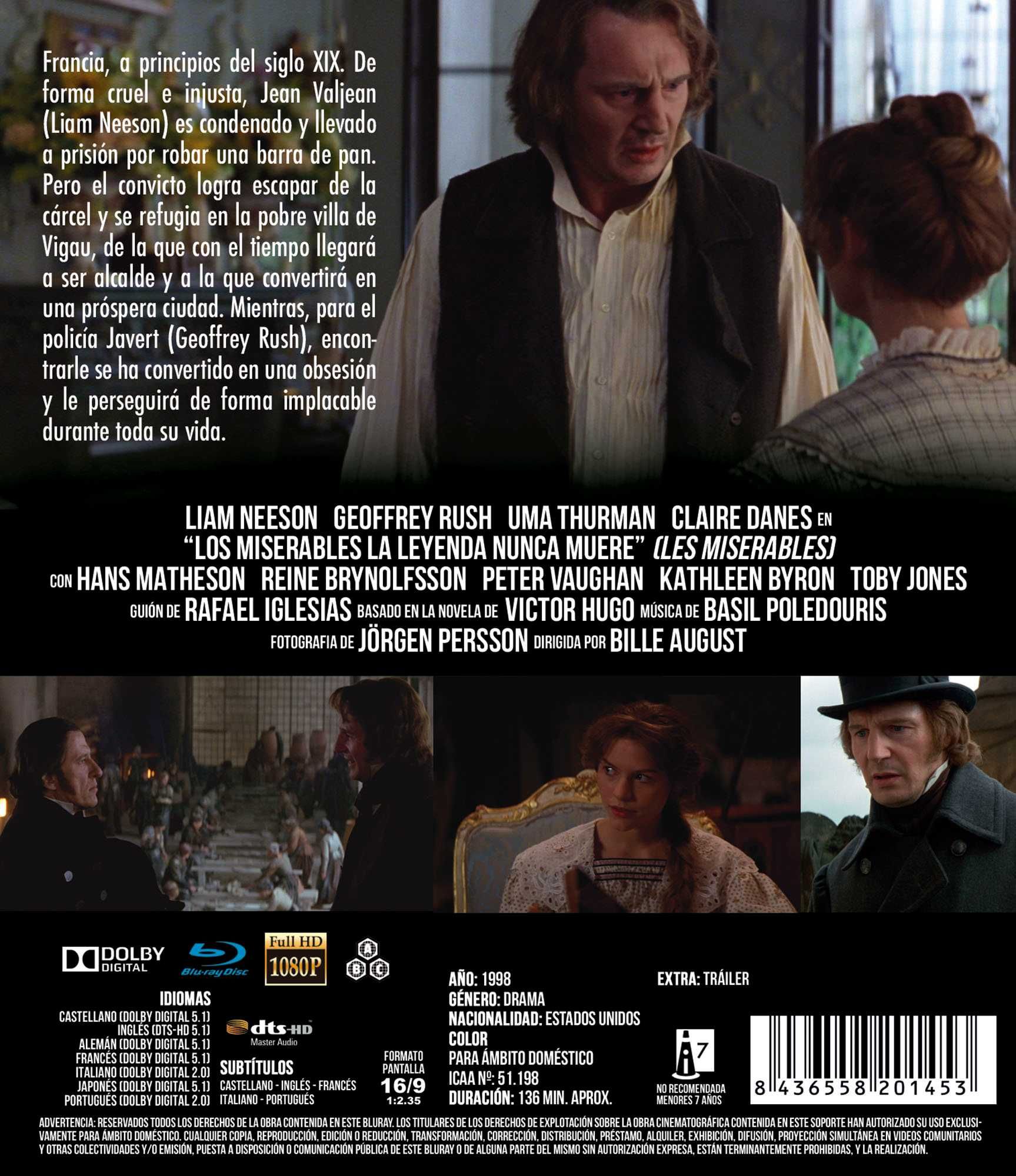 Los Miserables: La Leyenda Nunca Muere/Os Miseráveis (Blu-Ray)