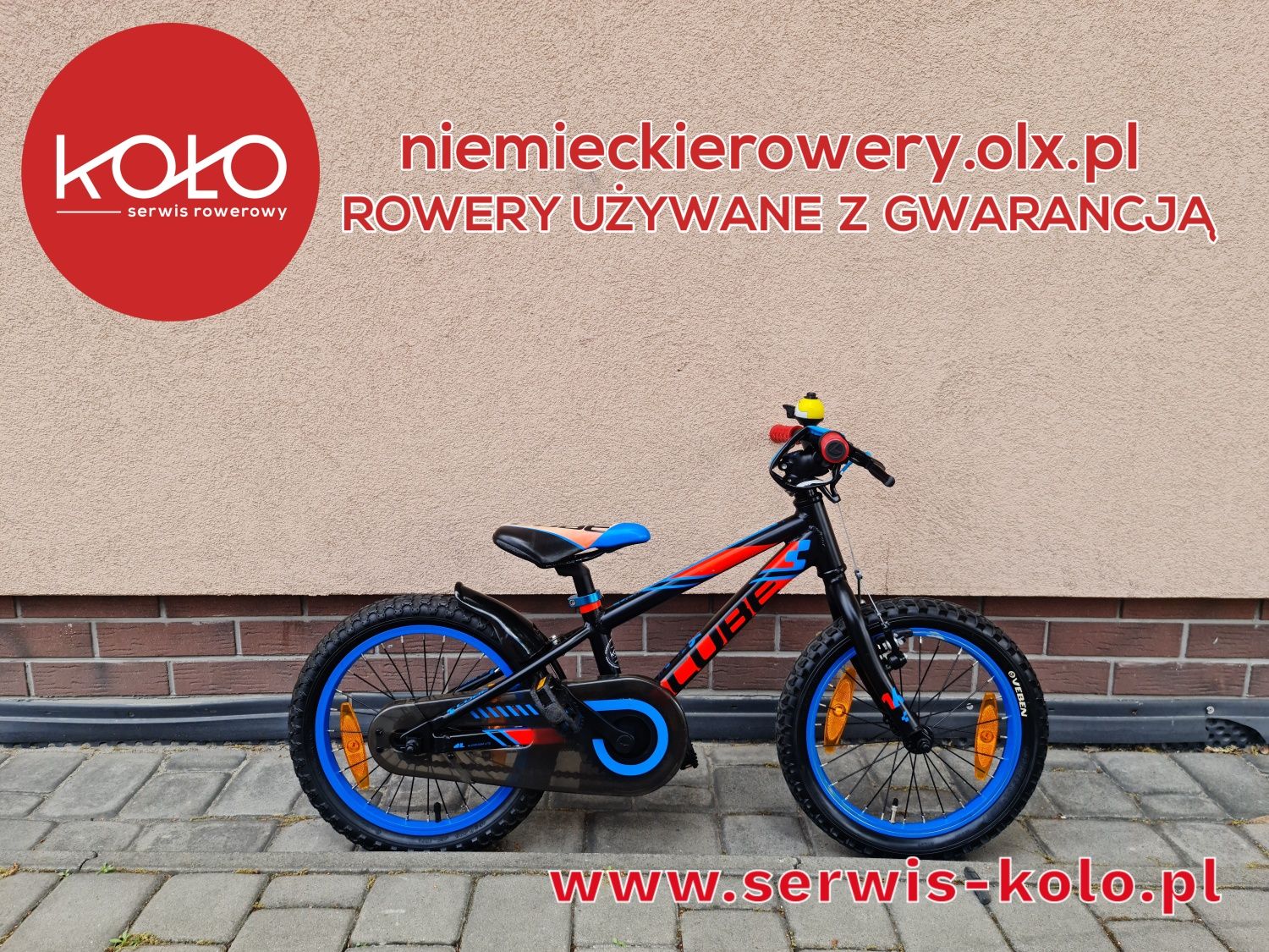 Rower dziecięcy CUBE koła 16 aluminium okazja rabat WYSYŁKA
