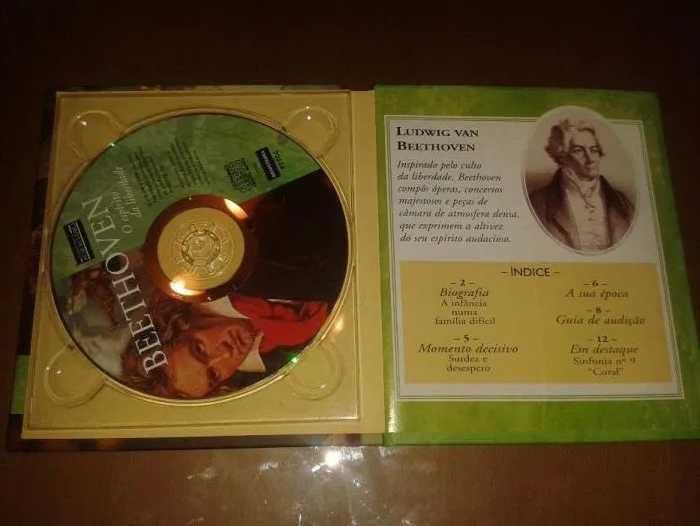 Cds Música Classica Mozart e Beethoven