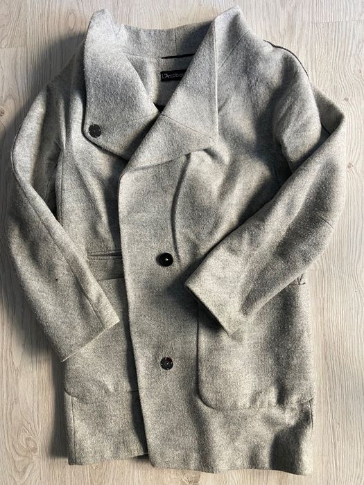 płaszcz dla kobiety szary M/L