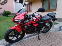Honda CBR 125R*wtrysk*ORYGINAŁ*wydech BOS*transport*kat B/A1