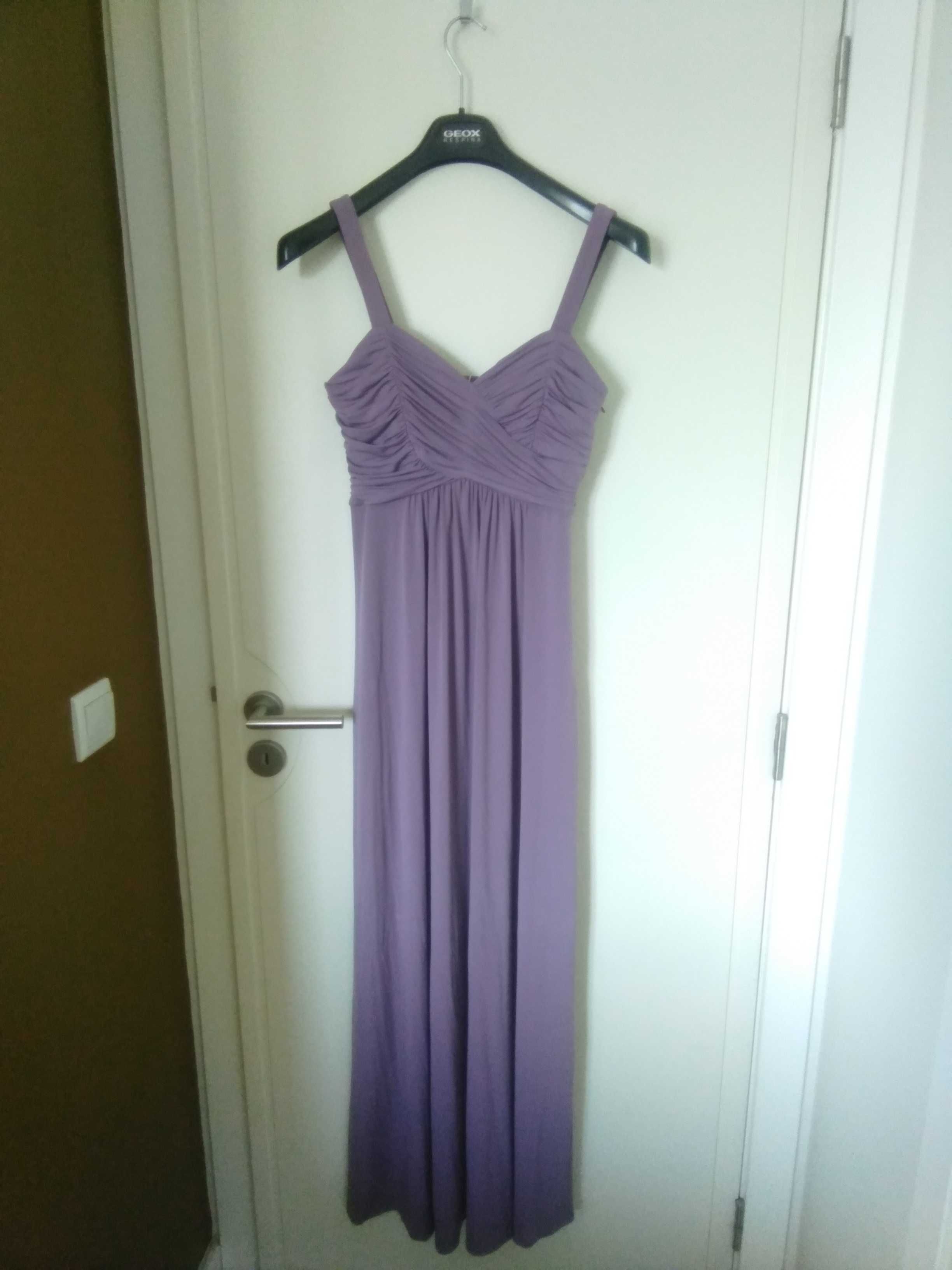 Vestido de cerimónia lavanda/lilás NOVO T38