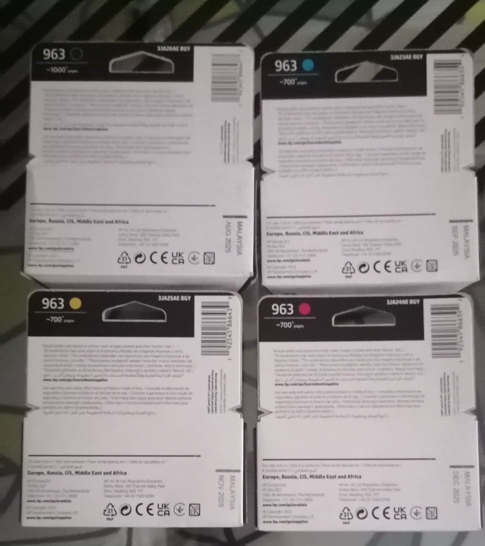 Tinteiros originais HP 963
