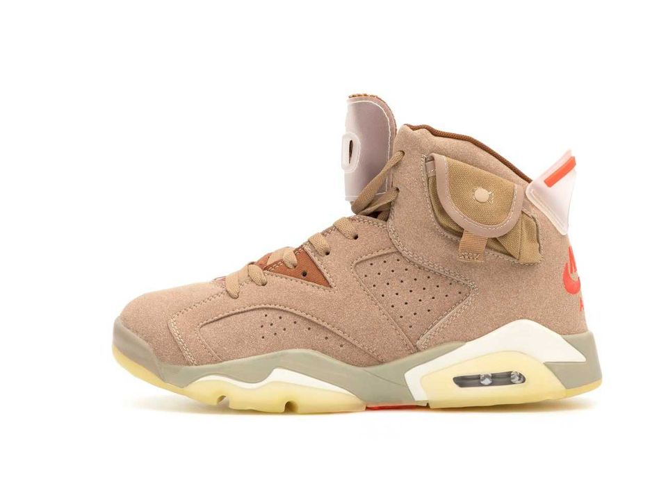 Унисекс кроссовки Nike Air Jordan 6 Retro Travis Scott найк джордан 6