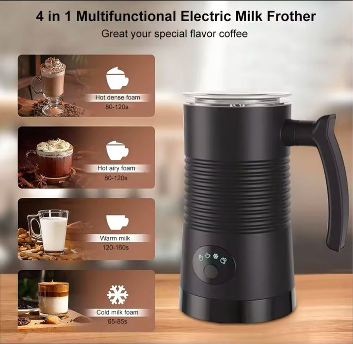 Электрический вспениватель молока . Капучинатор , кофеварка