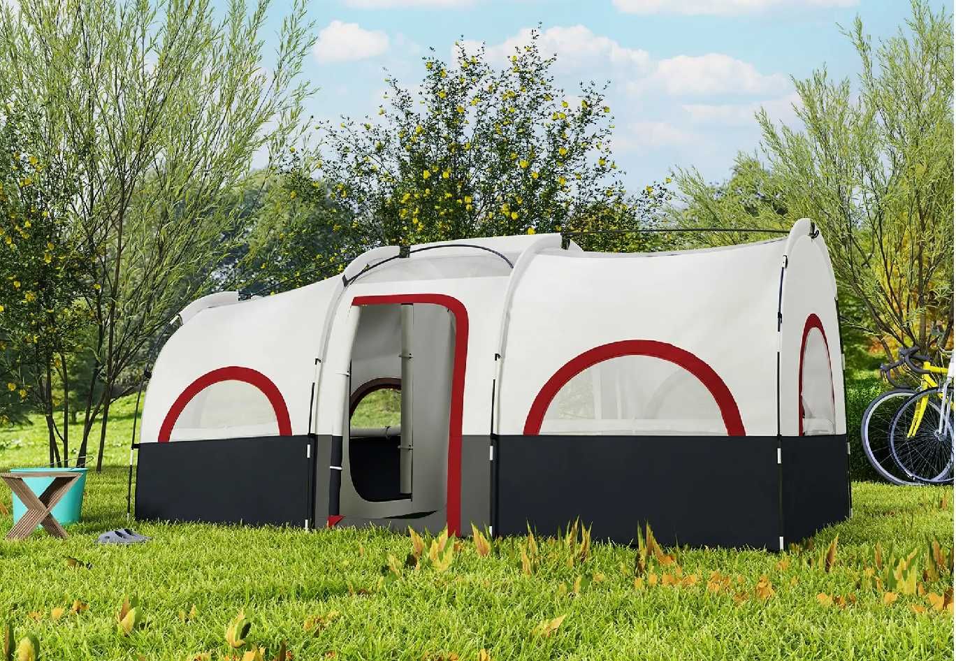 Tenda Campismo Outsunny 4-6 pessoas