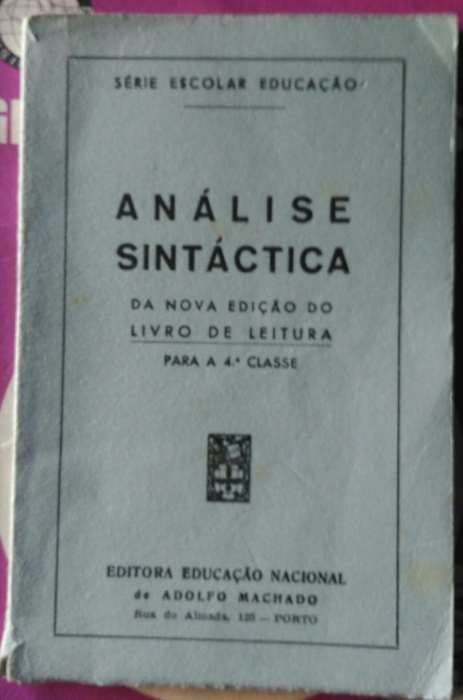 Livros escolares antigos