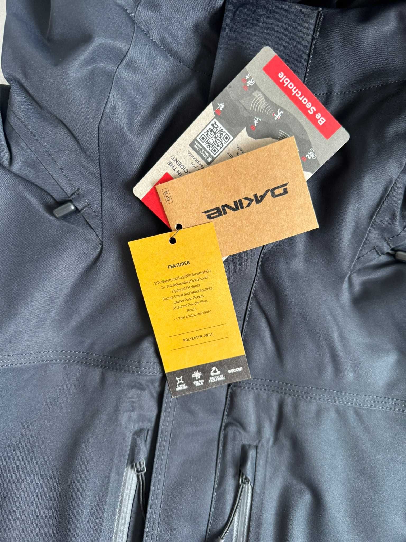 Kurtka Narciarska Ocieplana Dakine DAMSKA rozmiar S NOWA