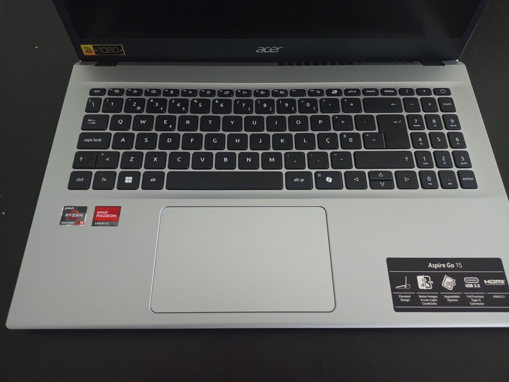 Portátil Acer 3 meses de uso