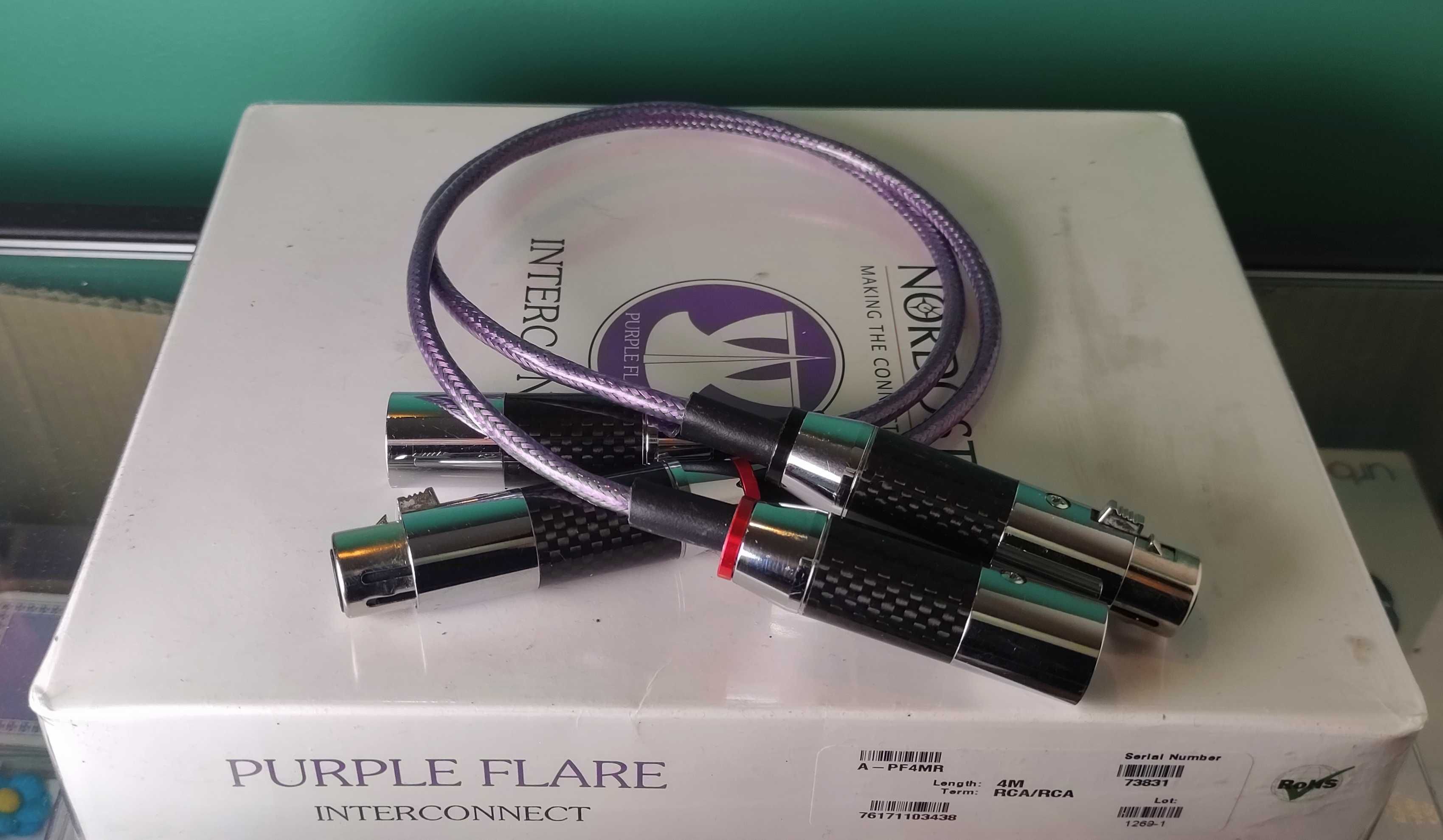 interkonekt XLR Nordost Purple Flare 2 X 0,5m
