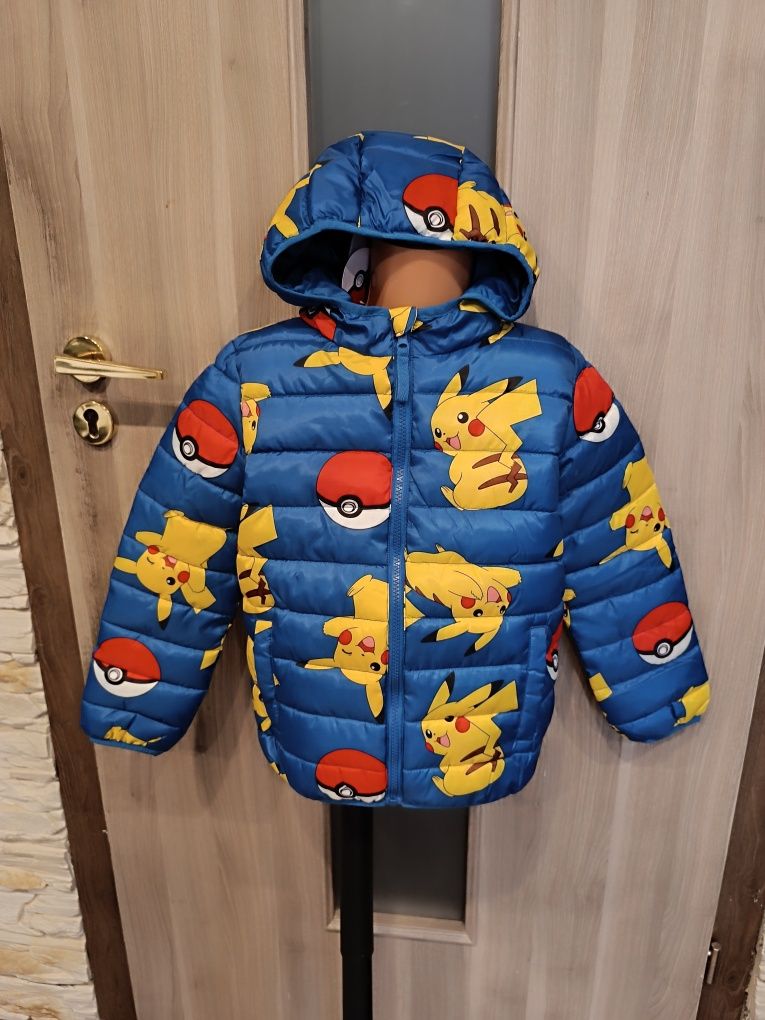Nowa kurtka przejściowa Pikachu rozm 134