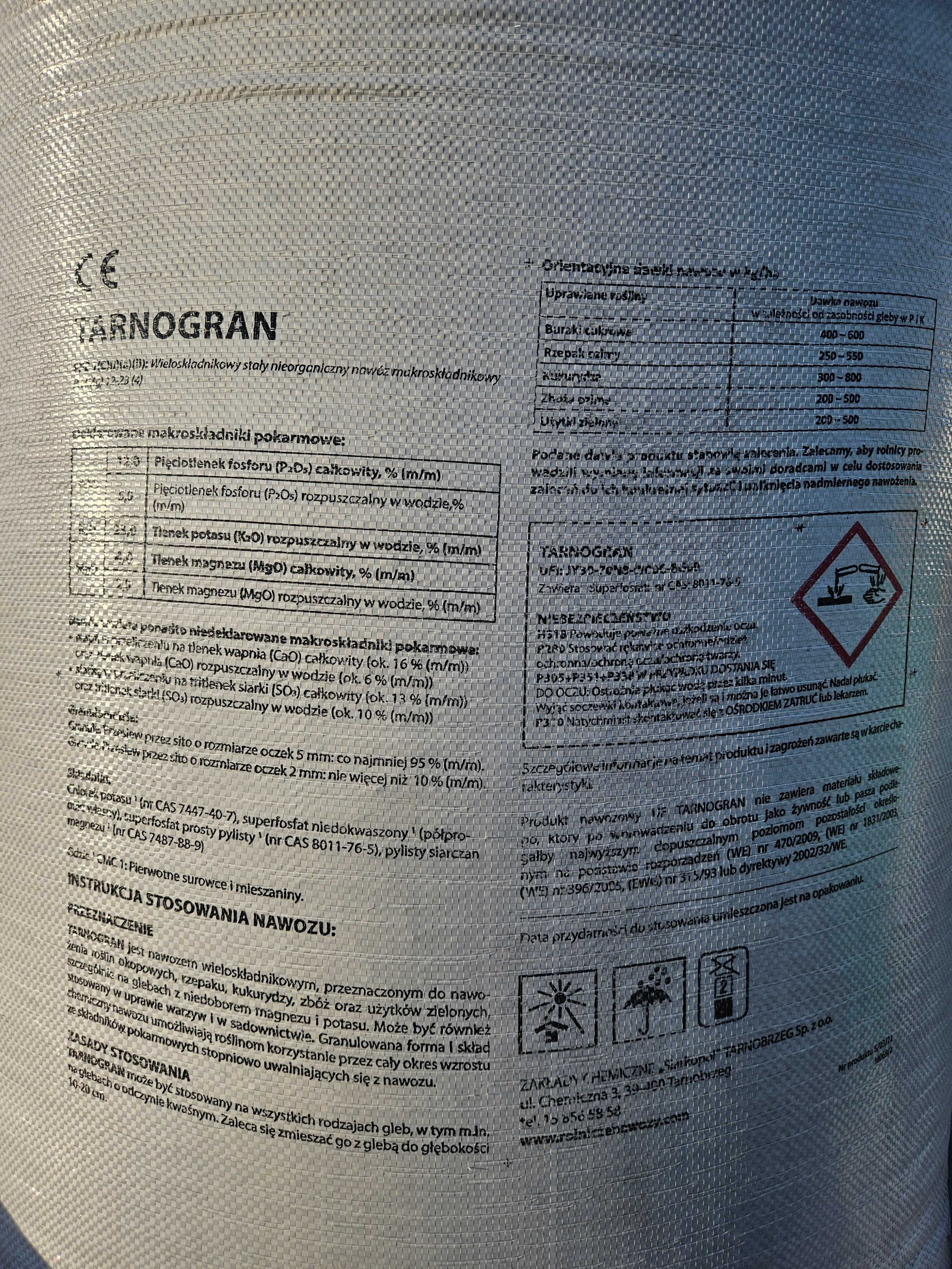 Tarnogran  12 23  opakowanie BB  cena brutto
