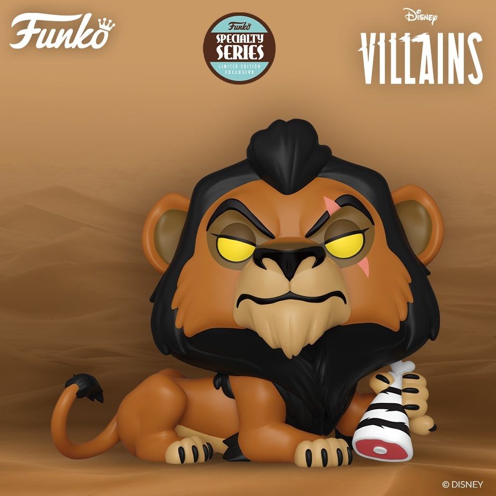 Funko Pop Scar - Disney Villains Rei Leão