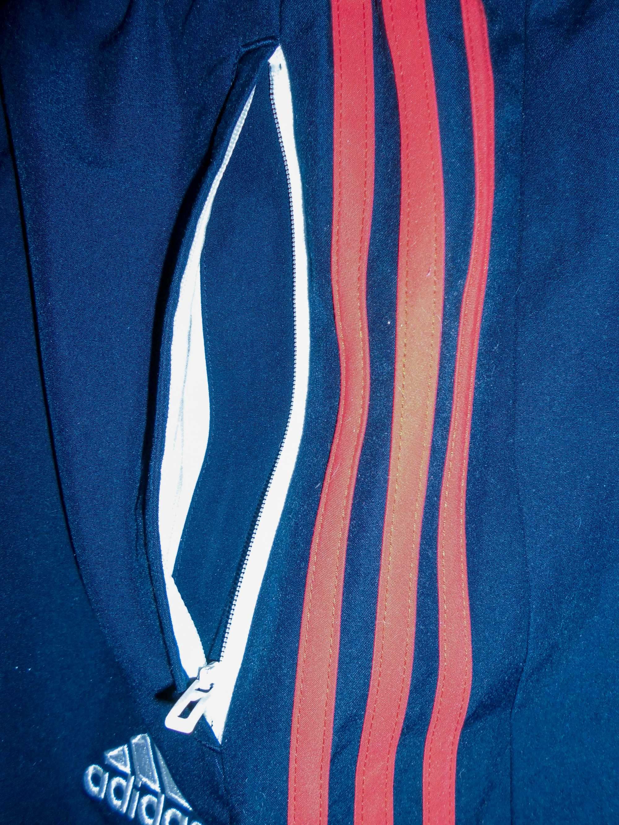 Штаны спортивные ADIDAS синие с красными элементами