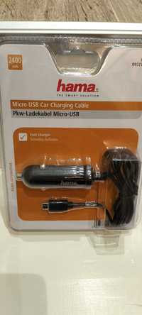 Ładowarka HAMA Ładowarka samochodowa MICRO USB 2.4A