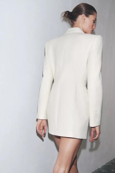 Сукня блейзер жакет Zara. Розмір S. Чорна та біла.