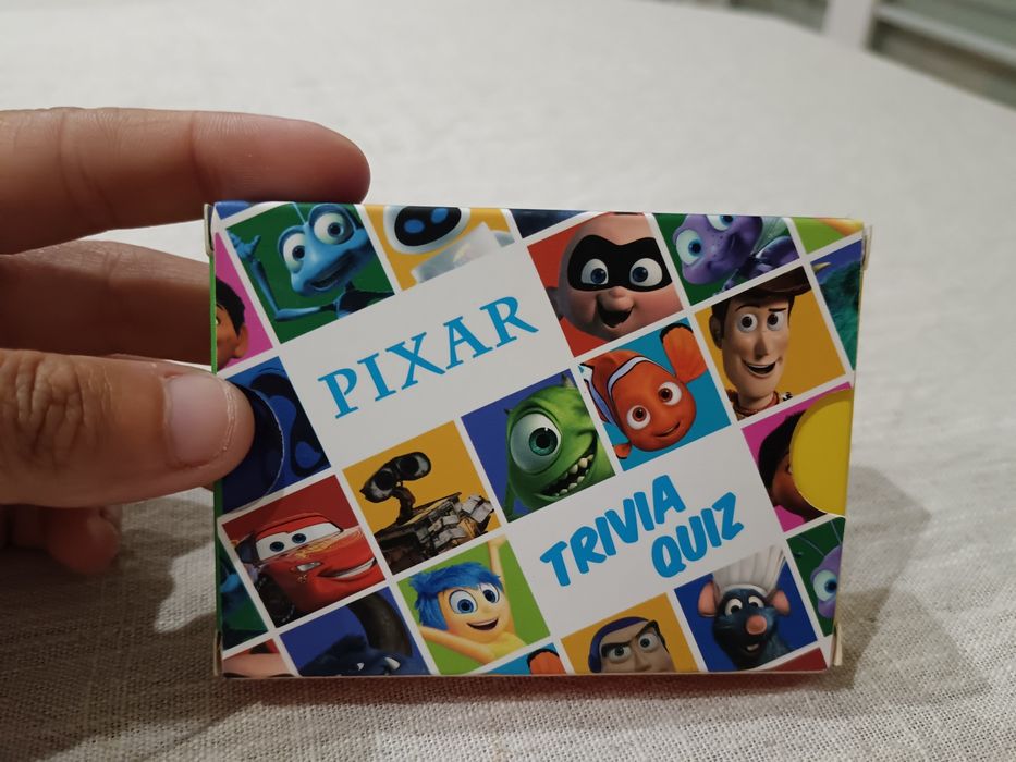 Jogo trivial quiz pixar