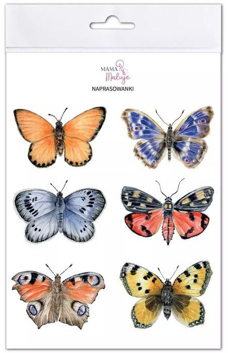 Naprasowanki Motyle. Mama Maluje