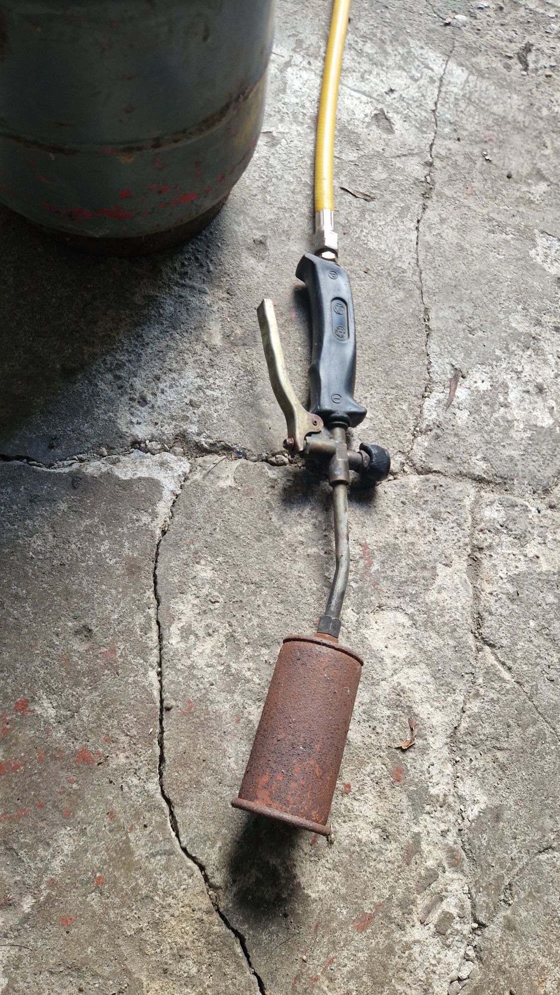 Butla gazowa + palnik gazowy