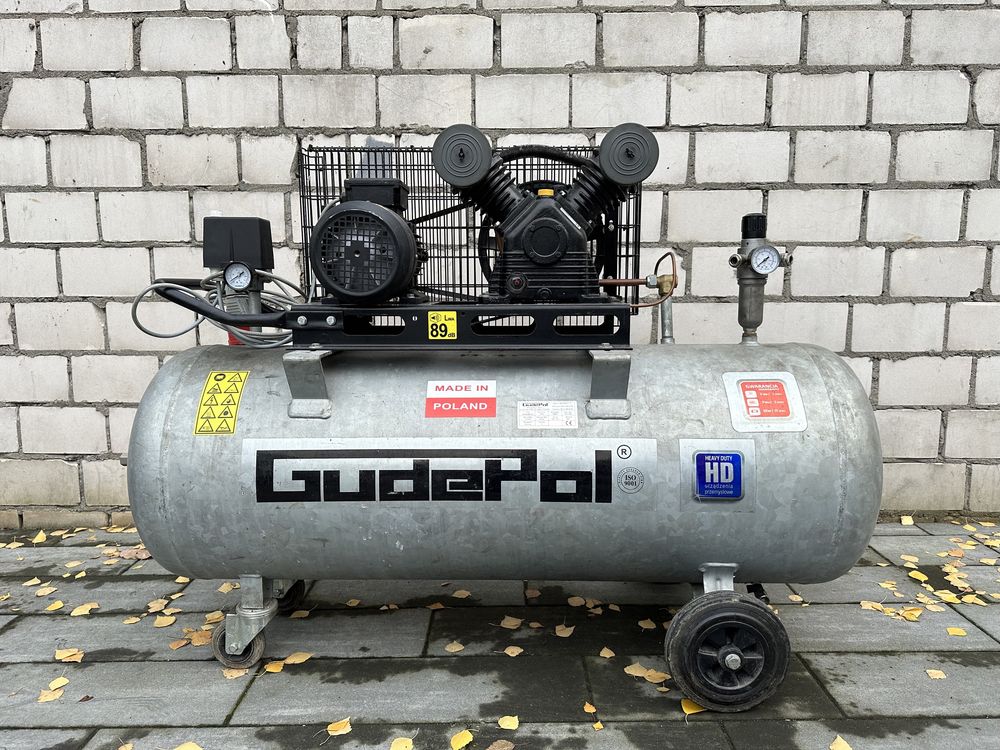 Sprężarka Gudepol HD-40 200l 510l/min