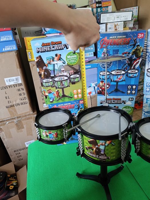 Дитяча барабанна установка барабан детский дитячий Ельза