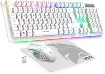 Zestaw Bezprzewodowy EMPIRE GAMING: Klawiatura RGB i Mysz 4800 DPI