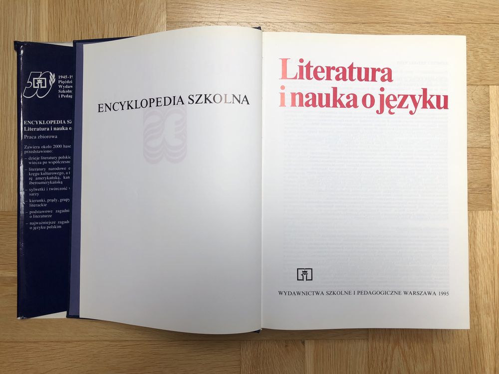 Encyklopedia szkolna literatura i nauka o języku