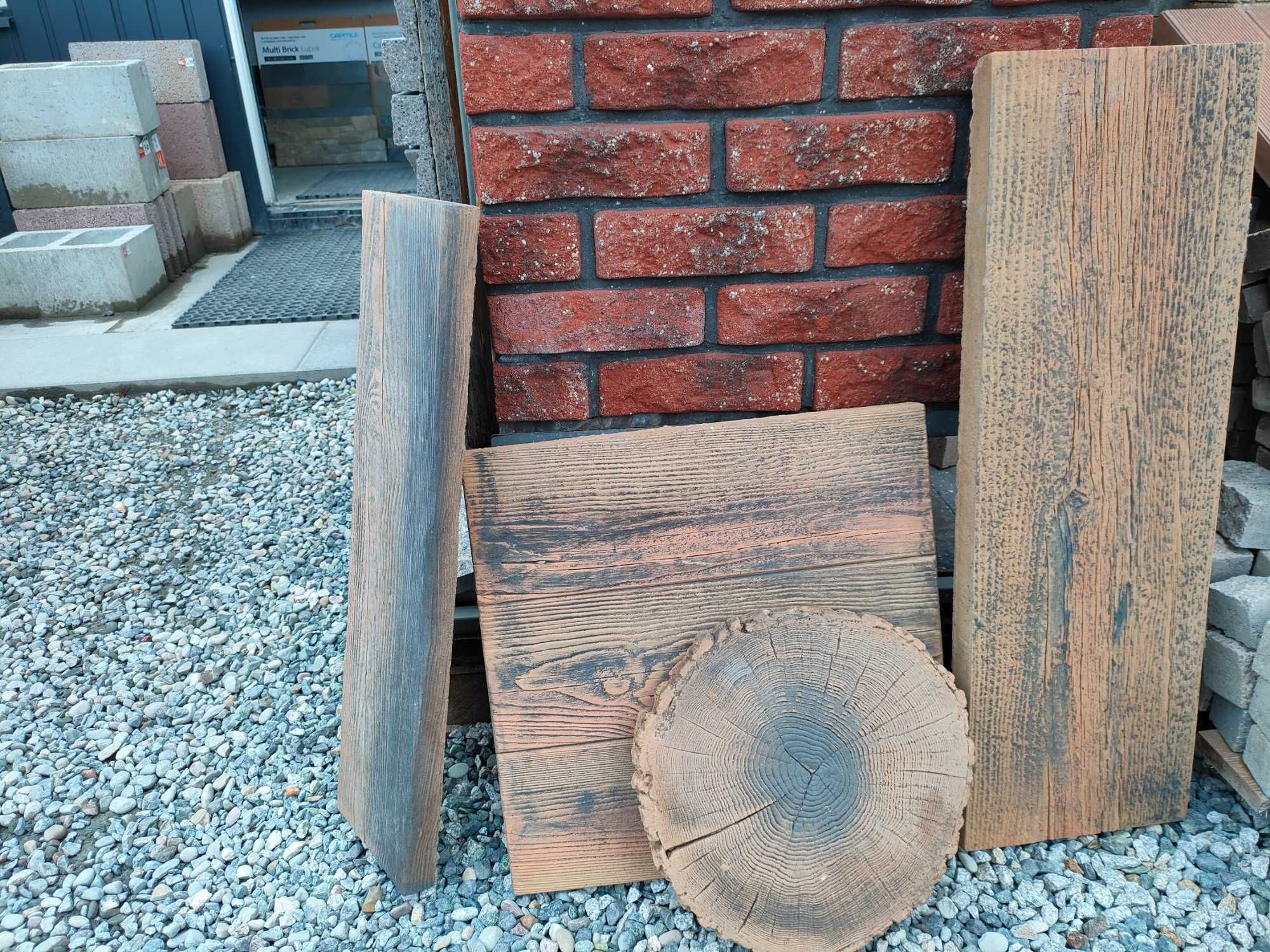 Drewno deski decha ogrodowa płyty chodnikowe tarasowe taras beton