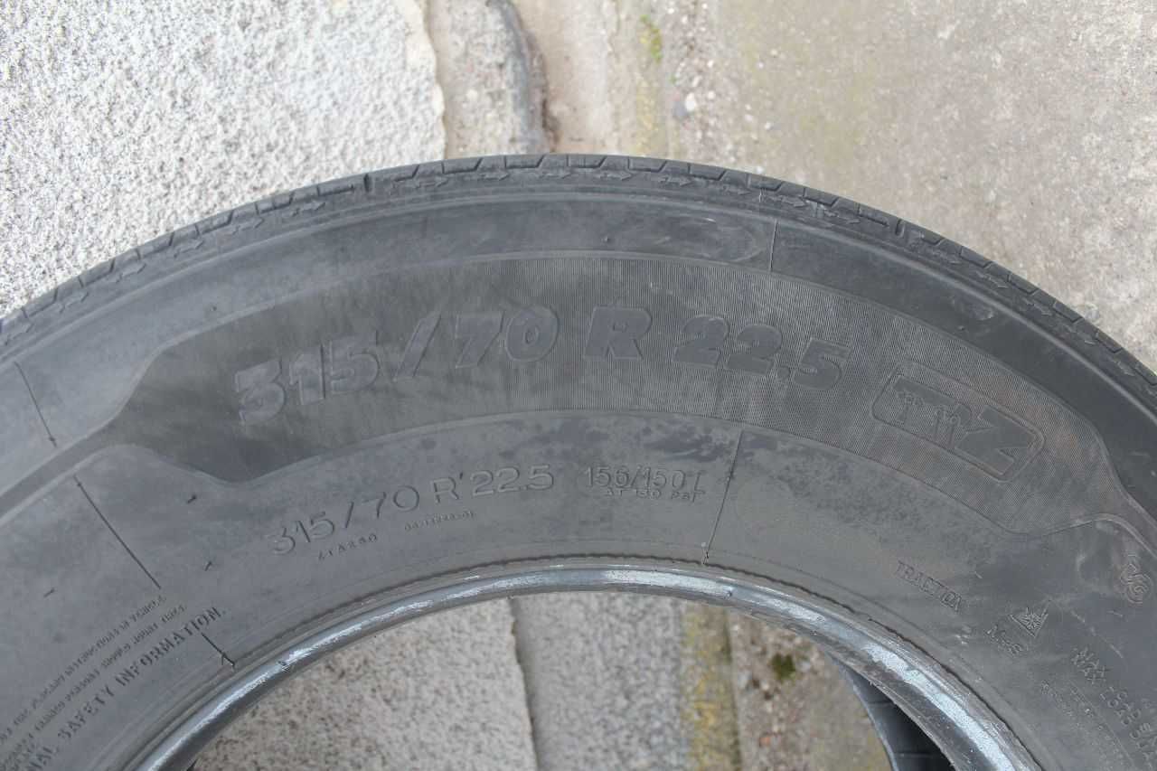 1x Michelin X Multi Z 315/70R22,5 315 70R22,5 8 mm 2020r.