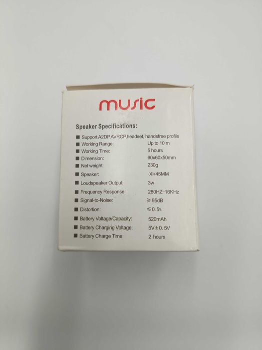 Mini głośnik MUSIC różowy
