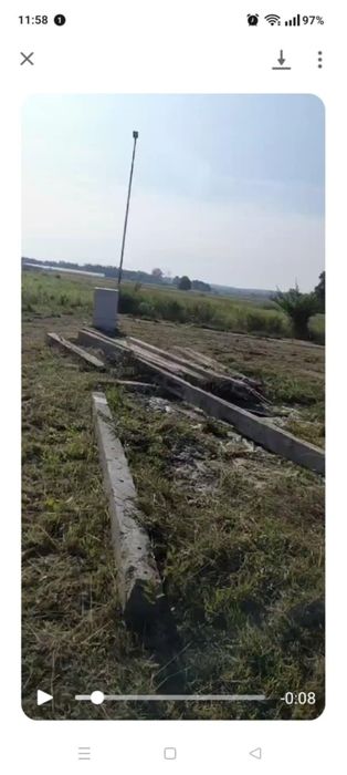 Słupy betonowe zbrojeniowe