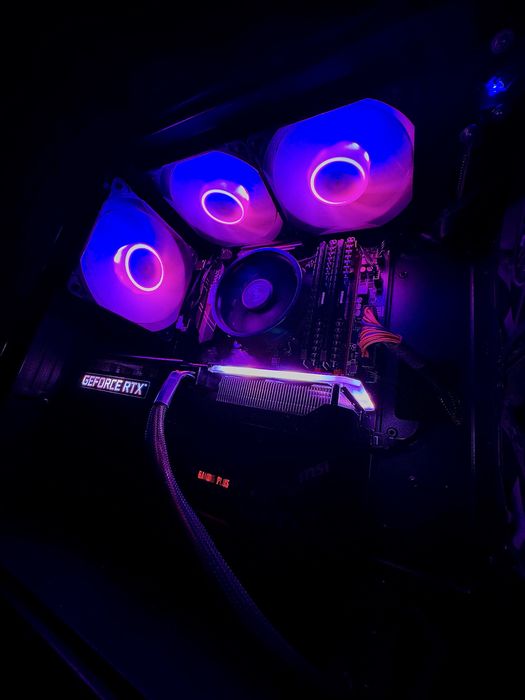 !HIT! RTX 3060 TI RYZEN 5 ARGB M.2 NvME gaming komputer gier cs rx gta