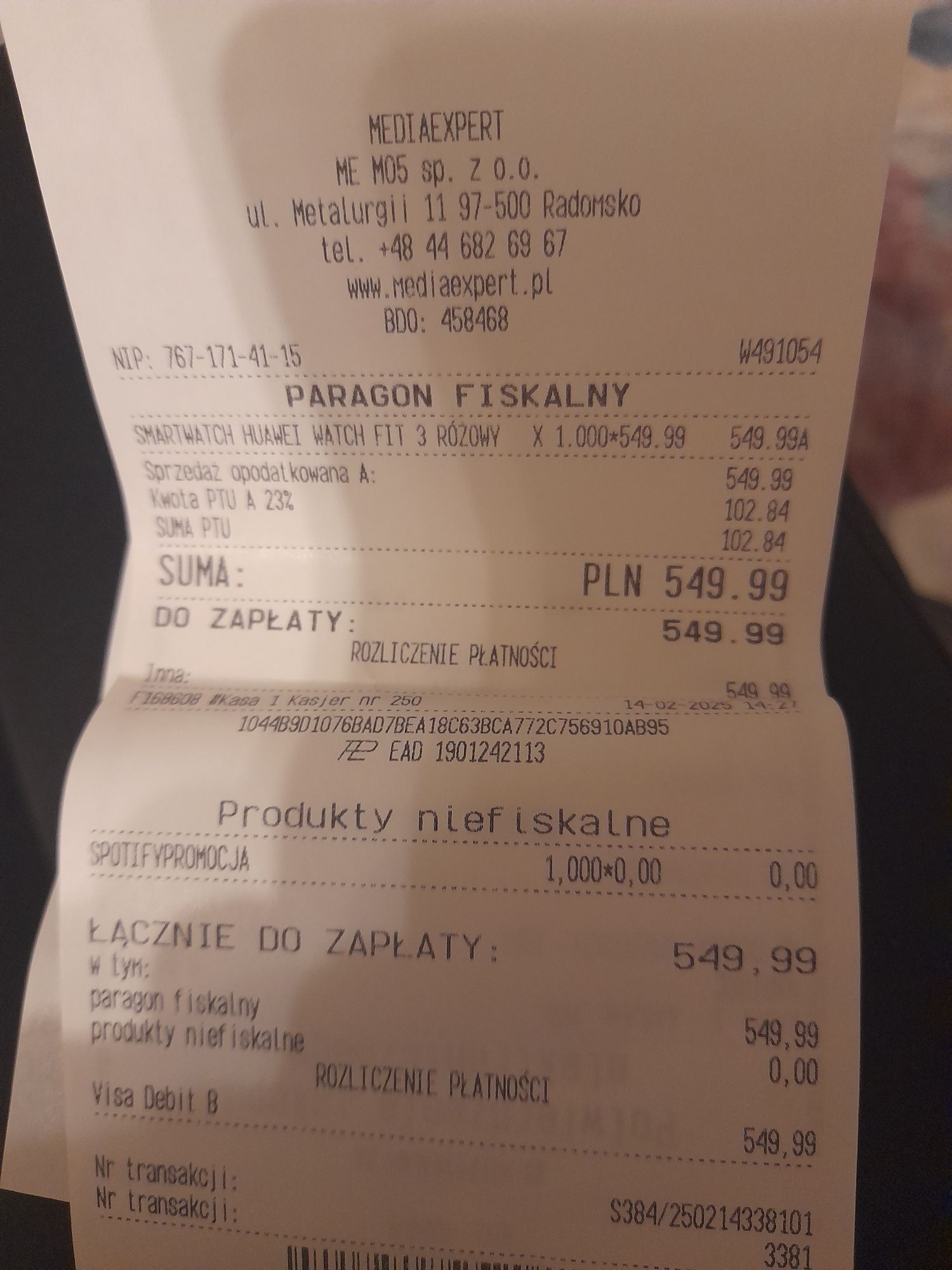 Huawey 3 nowy kupiony 14.02
