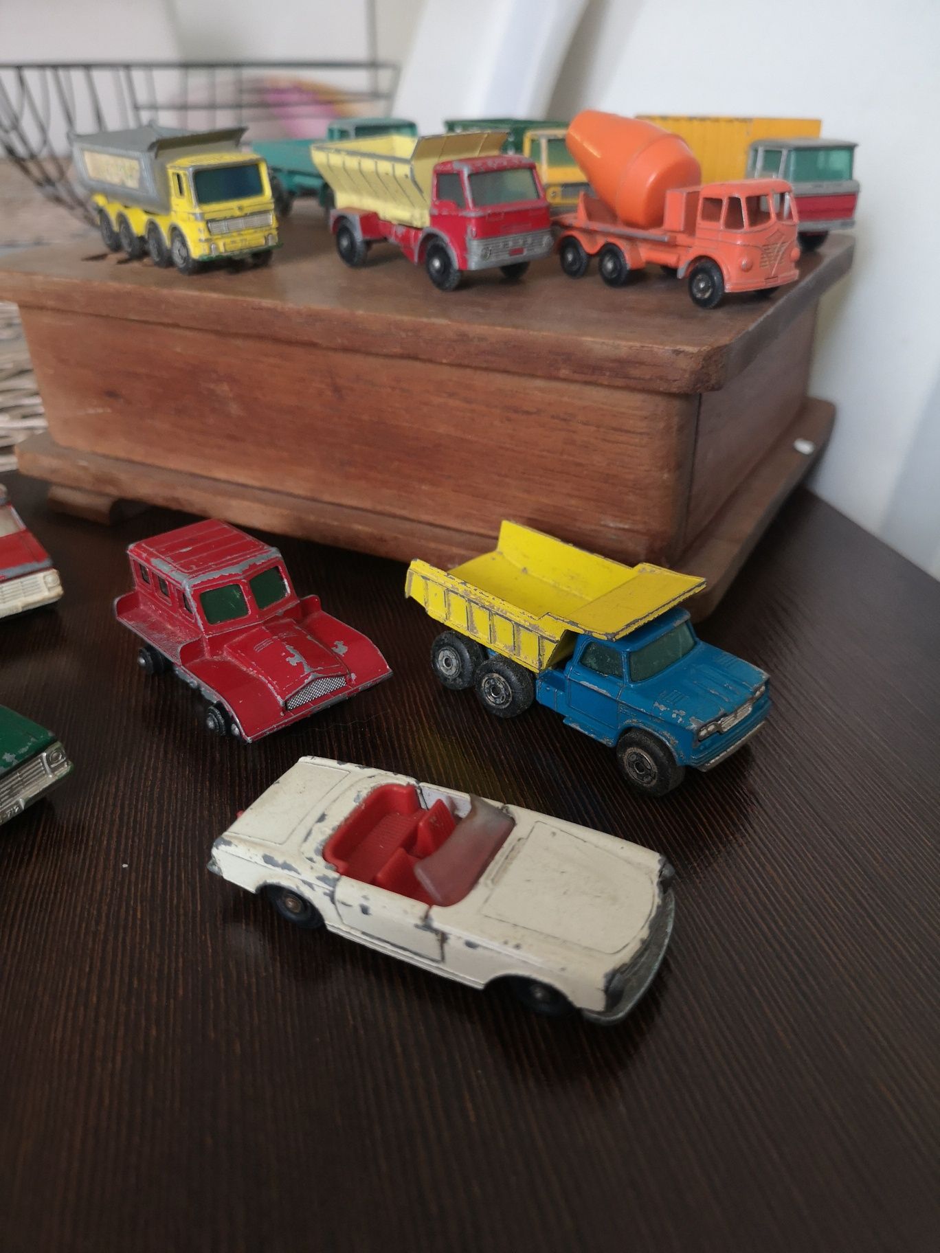 świetna kolekcja starych samochodzików Matchbox lata 60-70 zabawki