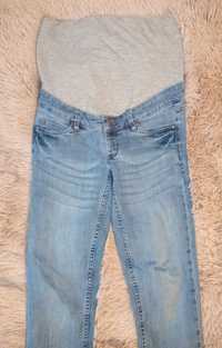 Spodnie jeansowe z pasem ciazowym 34