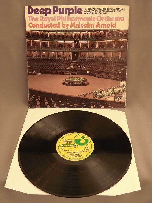 DEEP PURPLE Concerto for Group and Orchestra LP UK пластинка 1970 1st