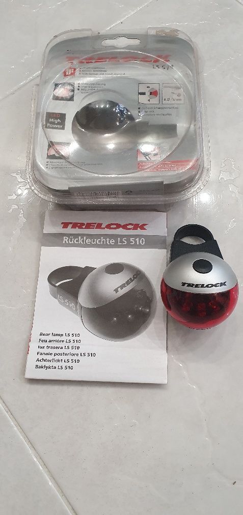 Велосипедный комплект фонарей Trelock Ls500 Ls510