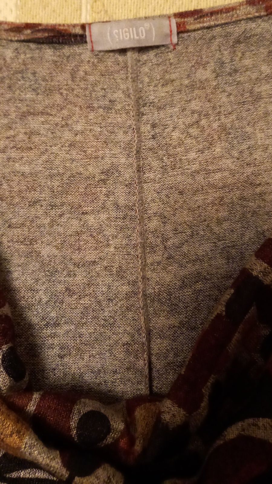 Vestido algodão e lã da Sigilo