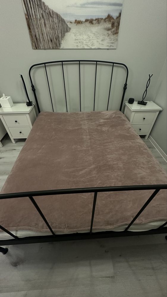 Łóżko metalowe Ikea 160x200 (rama i stelaż)