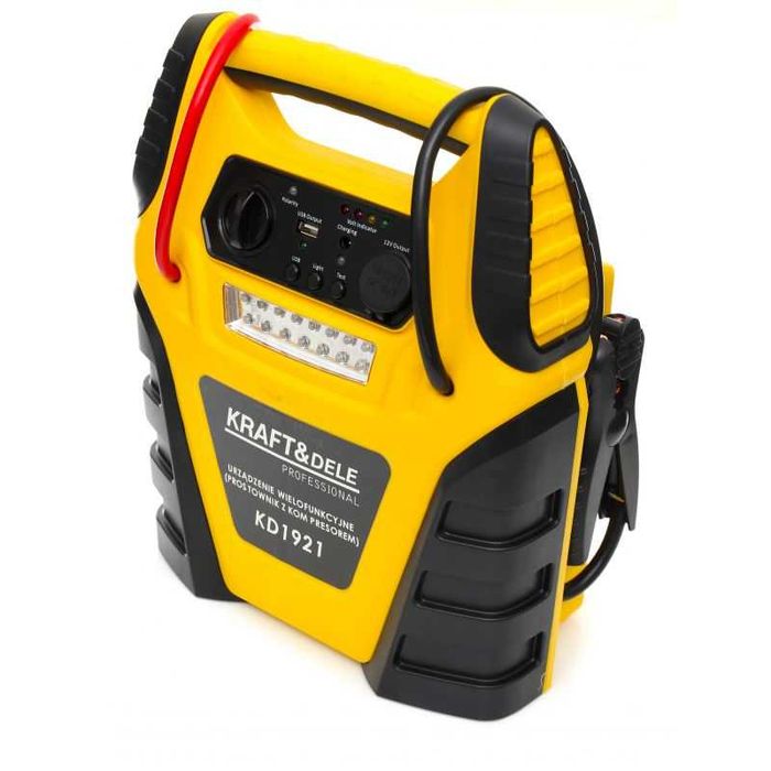 Prostownik powerbank kompresor rozruch starter 5w1 zasilacz led