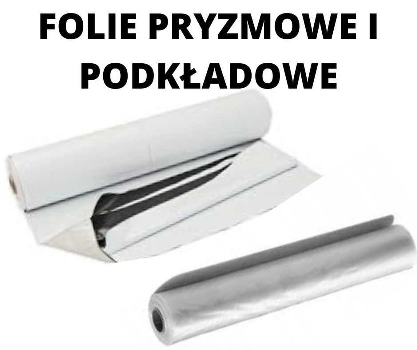 Folia pryzmowa 18x50m czarno-biała gr.150. koszonkarska