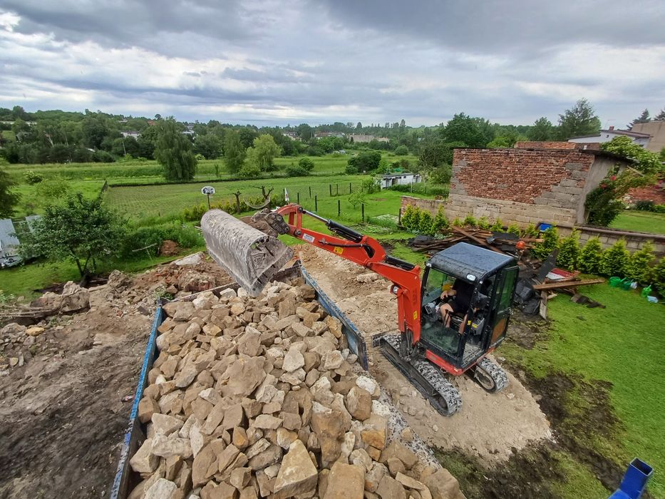 usługi wywóz i utylizację ziemi /gliny /gruzu