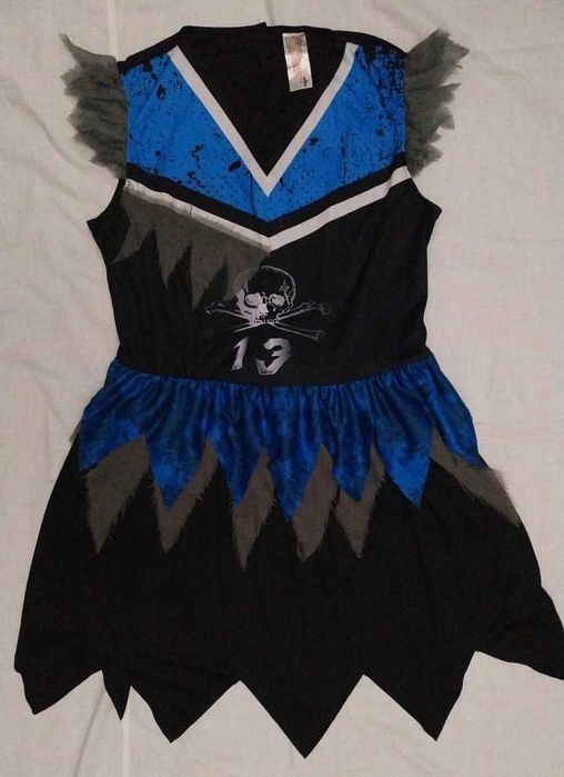 Карнавальное платье Чирлидер монстер на Хеллоуин, размер L
