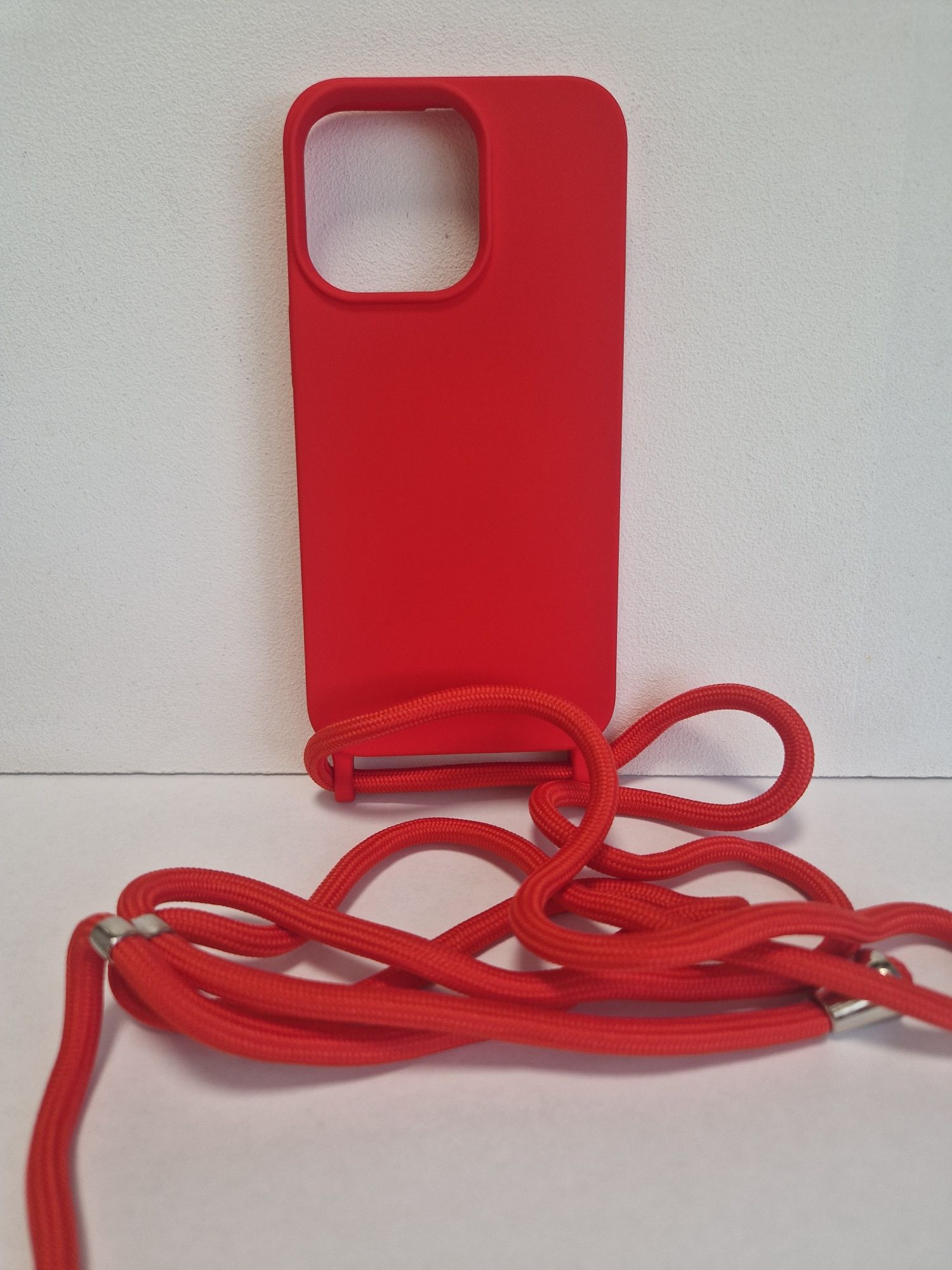 Strap Silicone Case do Iphone 13 Pro wzór 1 czerwony