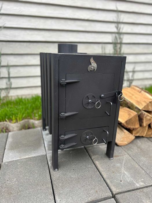 Безкоштовна Доставка Буржуйка 5мм метал площа 40м2 пічка печка Акція!