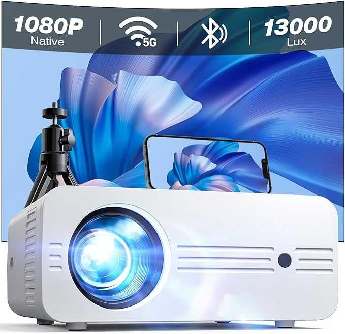 Projektor iZEEKER iPL310 Full HD 1080p WiFi BT 4K iOS Android, stojak