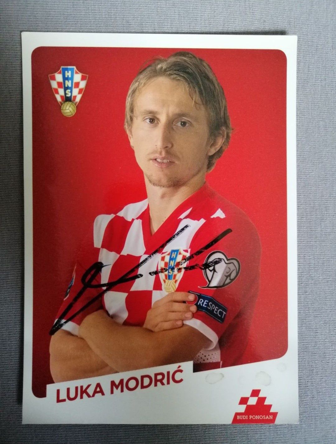 Luka Modrić autograf !