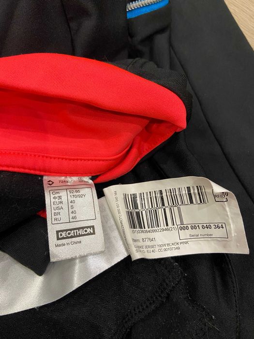 | S | Женская Велокофта на флисе / Decathlon Btwin Racing Team 700WMN