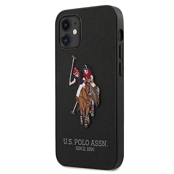 Etui U.s. Polo Assn. Embroidery Collection na iPhone 12 mini - czarne